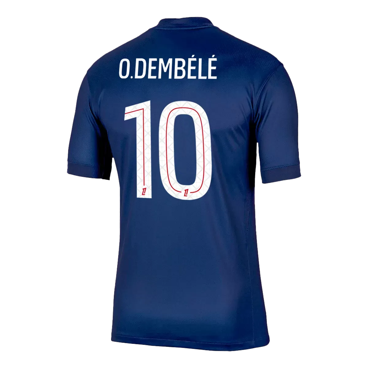 Alternative view of O.DEMBÉLÉ #10 PSG Paris Saint-Germain Home Jersey 2025/26