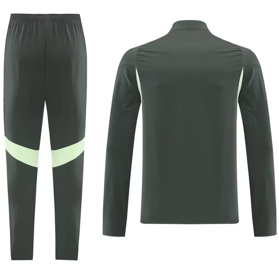 Real Madrid Training Tracksuit Kit(Jacket+Pants) Green 2025/26 - Image 3