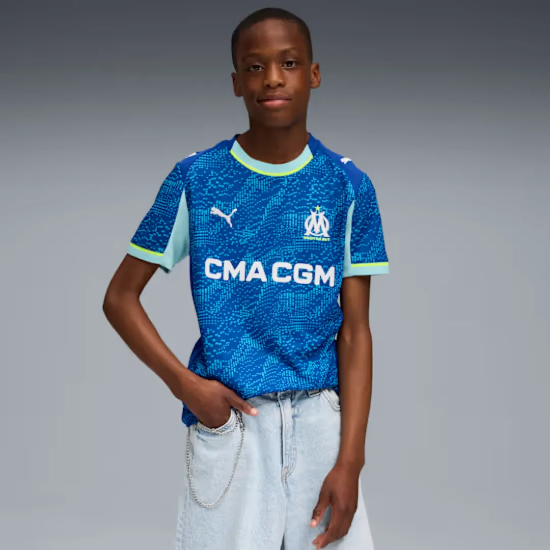 Kid's Olympique Marseille Third Kit 2025/26 - Image 5