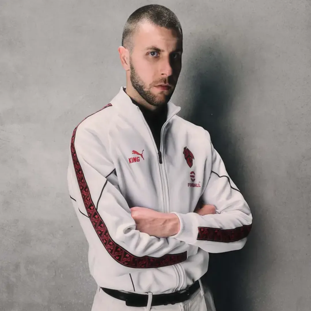 Alternative view of AC Milan Anthem Jacket White 2025/26