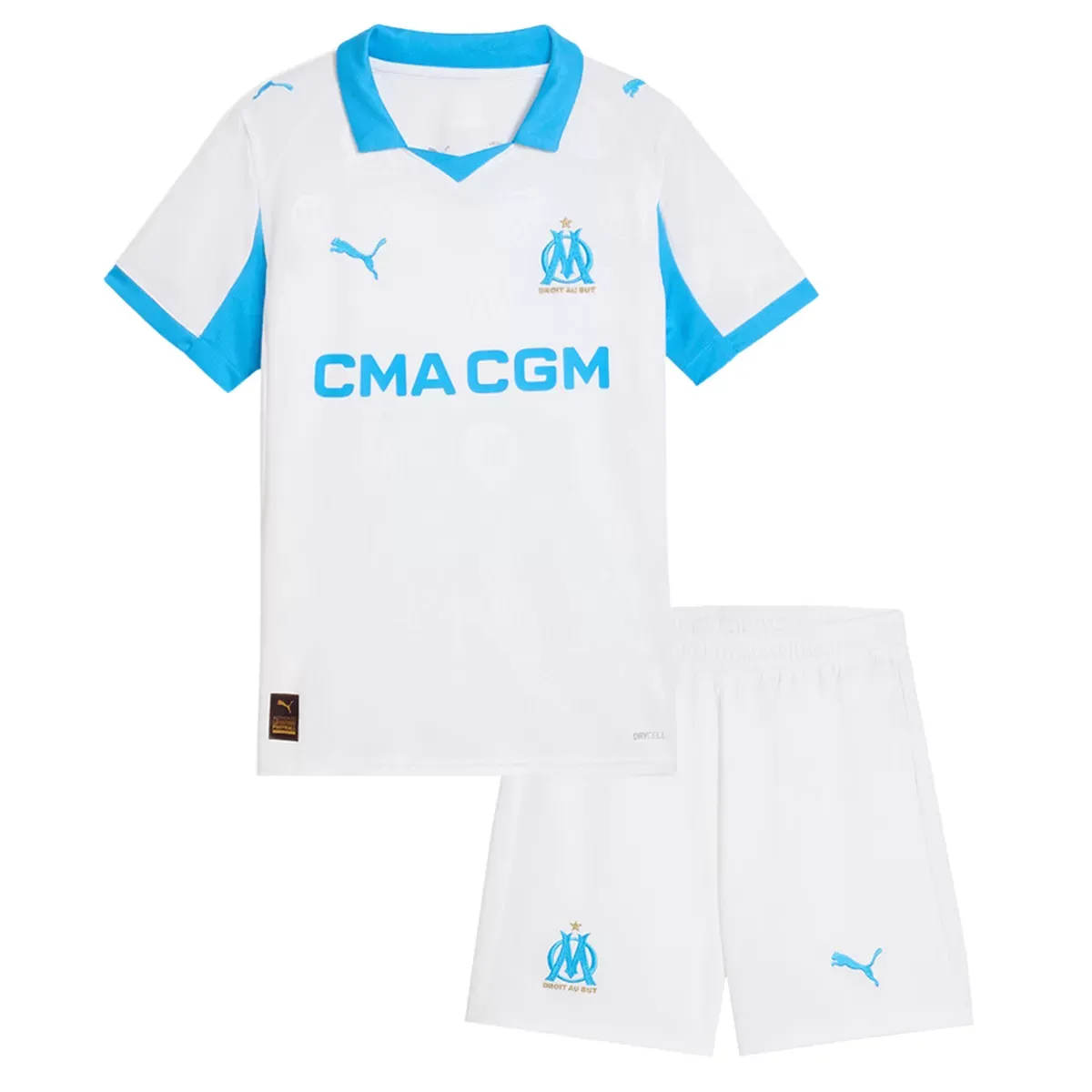 Kid's Olympique Marseille Home Kit 2025/26