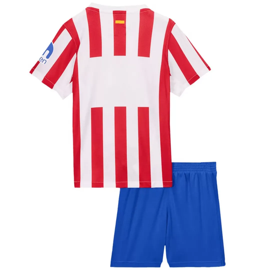 Alternative view of Kid's Atletico Madrid Home Kit 2025/26