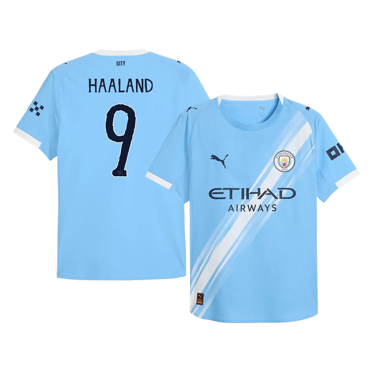 Player Version HAALAND #9 Manchester City Home Jersey 2025/26