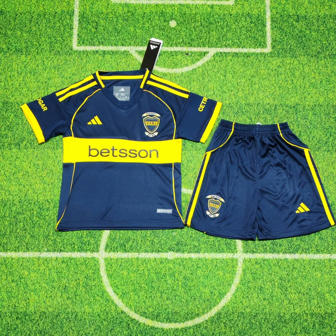 Alternative view of Kid's Boca Juniors Home Kit 2025/26