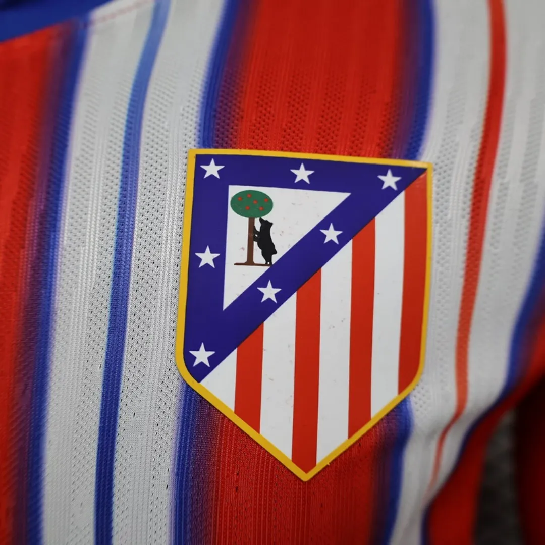Player Version Atletico Madrid Home Long Sleeve Jersey 2025/26 - Image 3