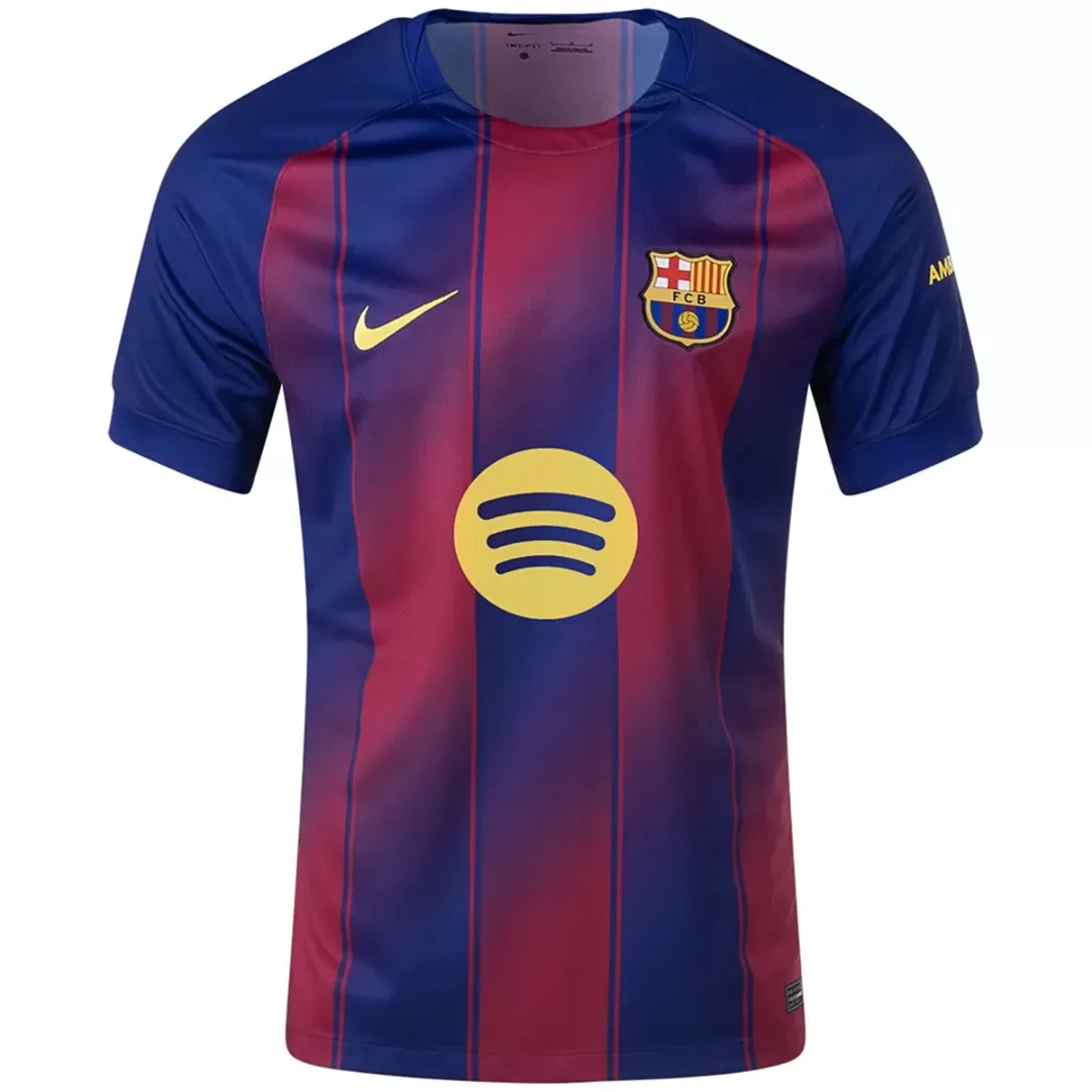 Alternative view of LAMINE YAMAL #10 Barcelona Home Jersey 2025/26-Kopa Trophy Edition