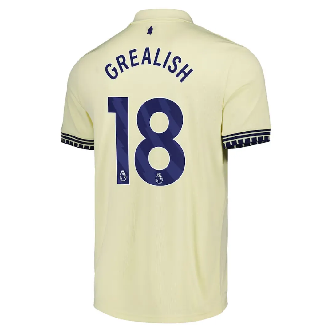 Alternative view of Grealish #18 Everton Away Jersey 2025/26
