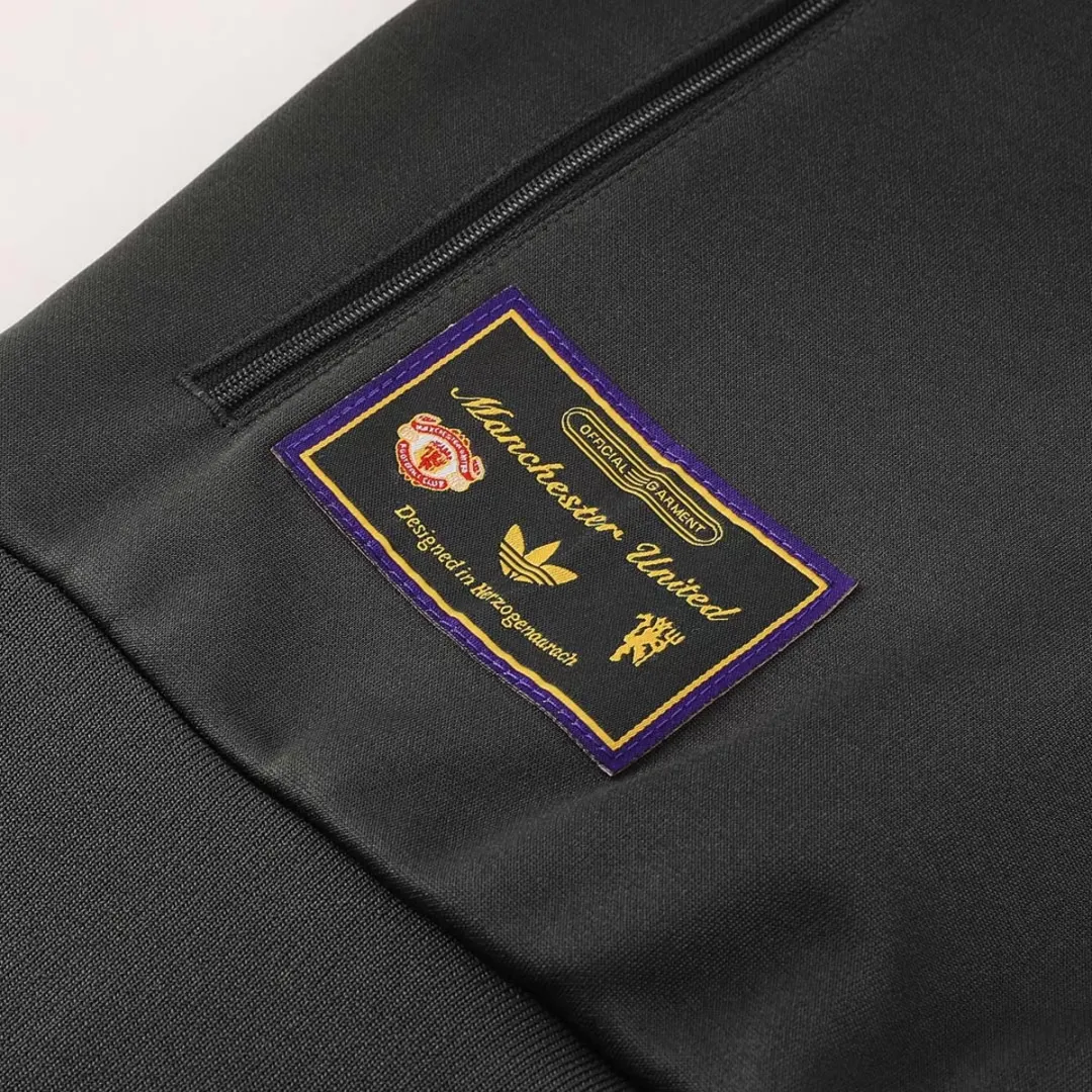 Manchester United Anthem Jacket Black 2025/26 - Image 6