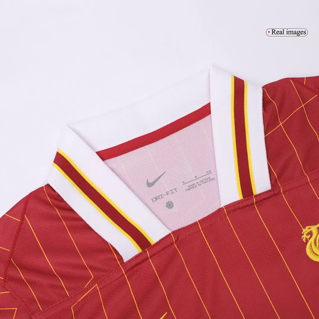Alternative view of DIOGO J. #20 Liverpool Home Jersey 2024/25
