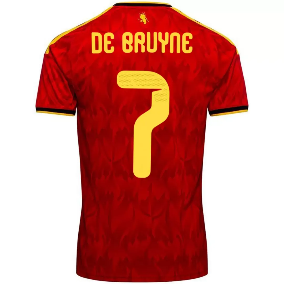 DE BRUYNE #7 Belgium Home Jersey World Cup 2026