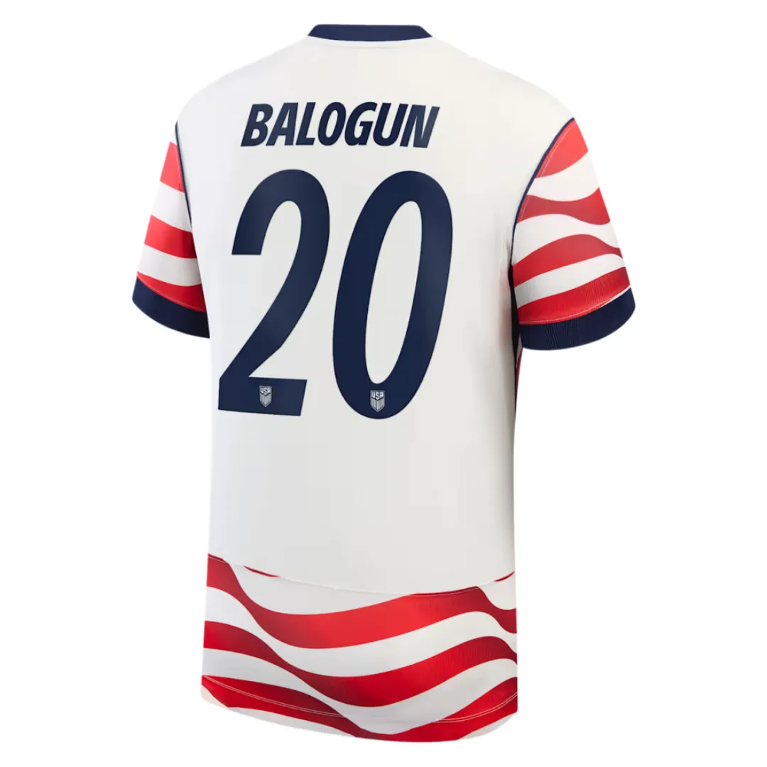 Balogun #20 USMNT USA Home Jersey World Cup 2026