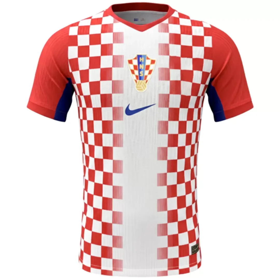 Player Version Croatia Home Authentic Jersey World Cup 2026