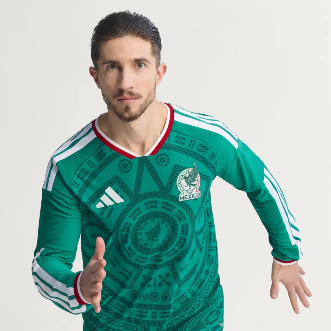 Player Version Mexico Home Long Sleeve Authentic Jersey World Cup 2026 - Image 5