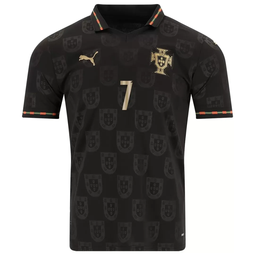 Alternative view of RONALDO #7 Portugal 'Black Panther' Eusébio Special Edition Jersey World Cup 2026