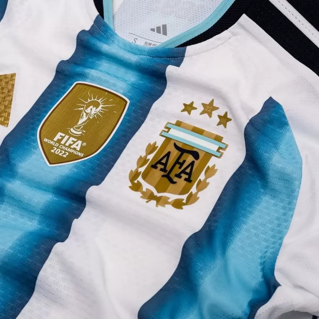 Player Version Argentina Home Long Sleeve Authentic Jersey World Cup 2026 - Image 7