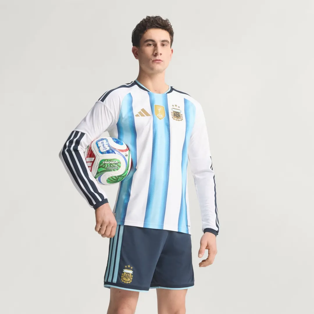 Player Version Argentina Home Long Sleeve Authentic Jersey World Cup 2026 - Image 3