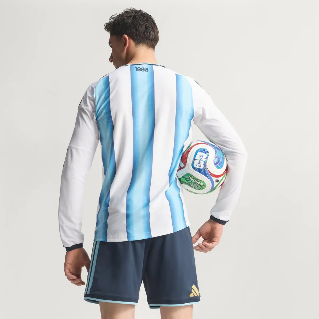 Player Version Argentina Home Long Sleeve Authentic Jersey World Cup 2026 - Image 9