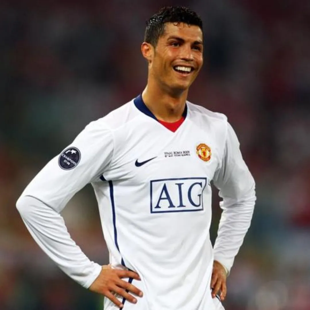 Alternative view of Retro Manchester United 2008/09 Champions League Away Long Sleeve Jersey