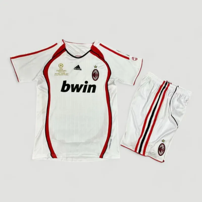 Kid's Retro AC Milan Away Kit 2006/07