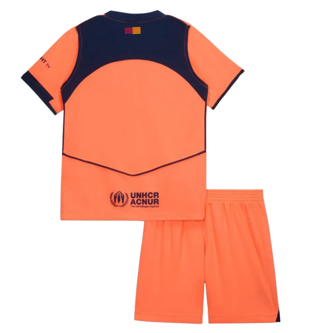 Alternative view of Kid's Barcelona Third Kit 2025/26