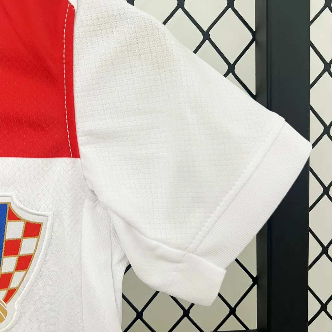 Kid's Croatia Home Kit EURO 2024 - Image 4