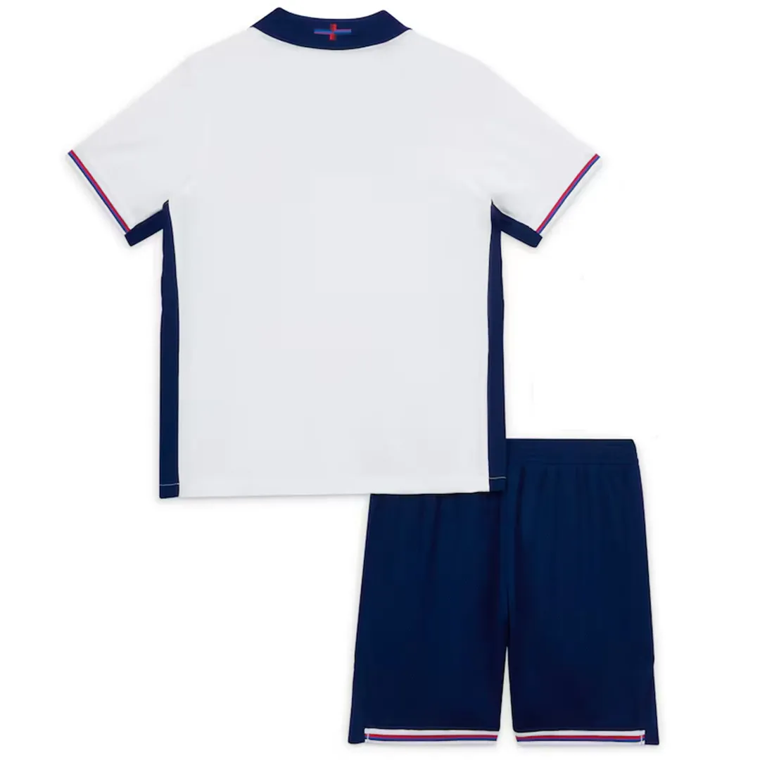Alternative view of Kid's England Home Jersey+Shorts EURO 2024
