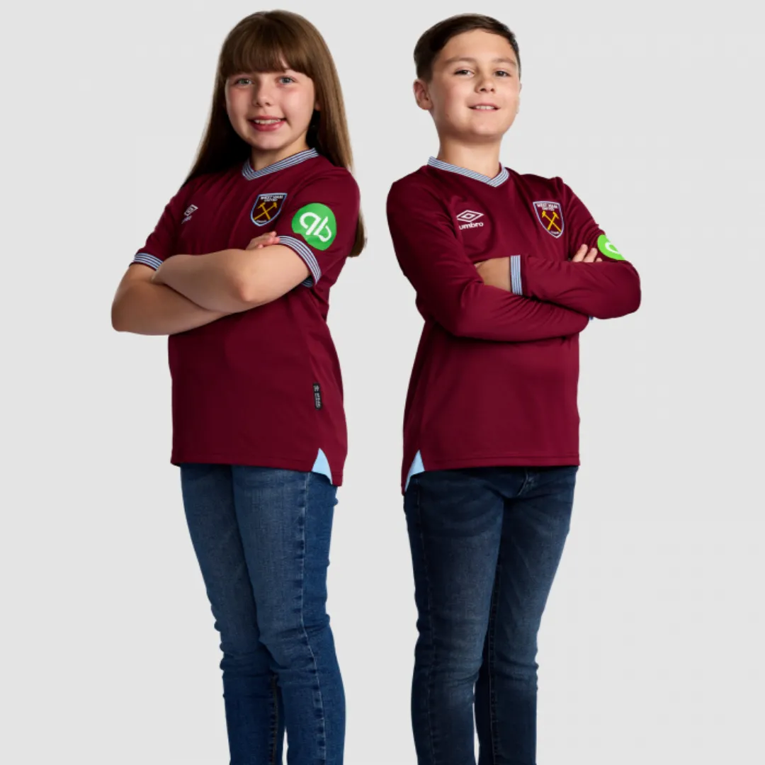 Kid's West Ham United Home Kit 2025/26 - Image 5