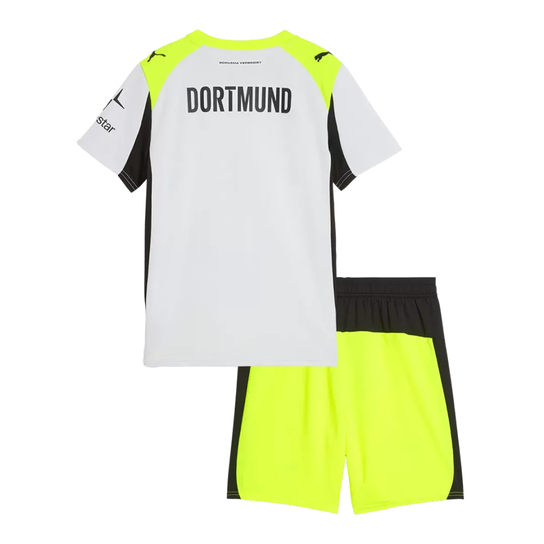 Alternative view of Kid's Borussia Dortmund Away Kit 2025/26