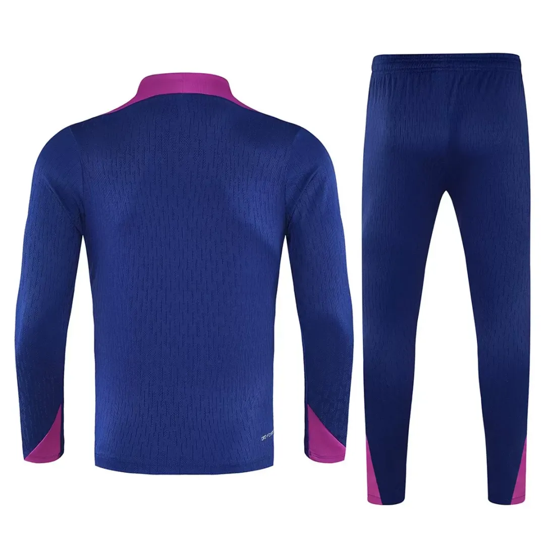 Alternative view of Kid's Barcelona 1/4 Zipper Sweat Kit(Top+Pants) Navy 2025/26