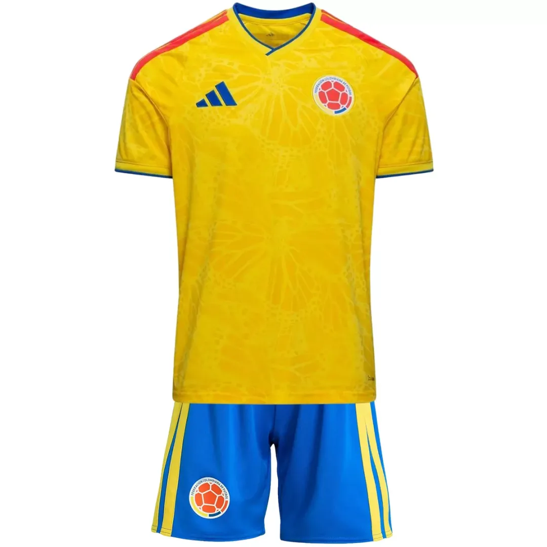 Kid's Colombia Home Kit World Cup 2026