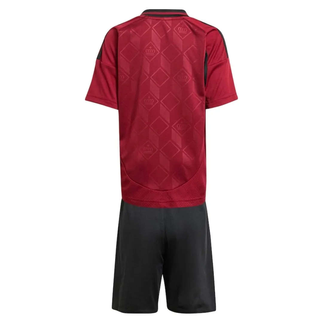 Alternative view of Kid's Belgium Home Jersey+Shorts EURO 2024