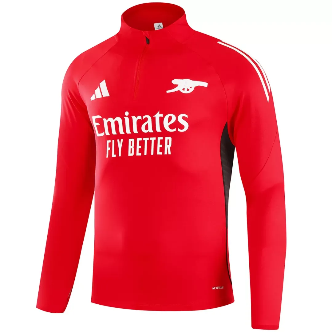 Kid's Arsenal 1/4 Zipper Sweat Kit(Top+Pants) Red 2025/26 - Image 3