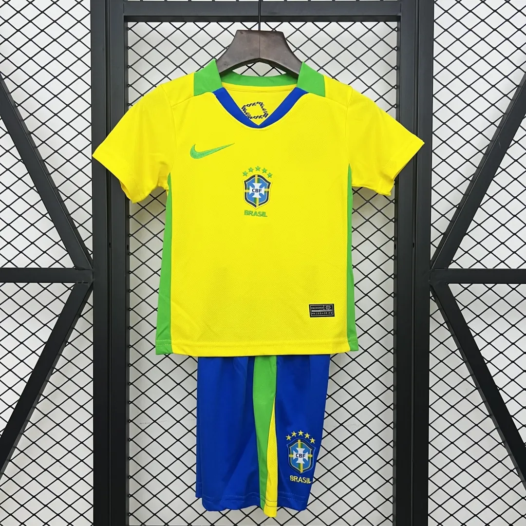 Alternative view of Kid's Home Kit For Brazil Women Team 2025