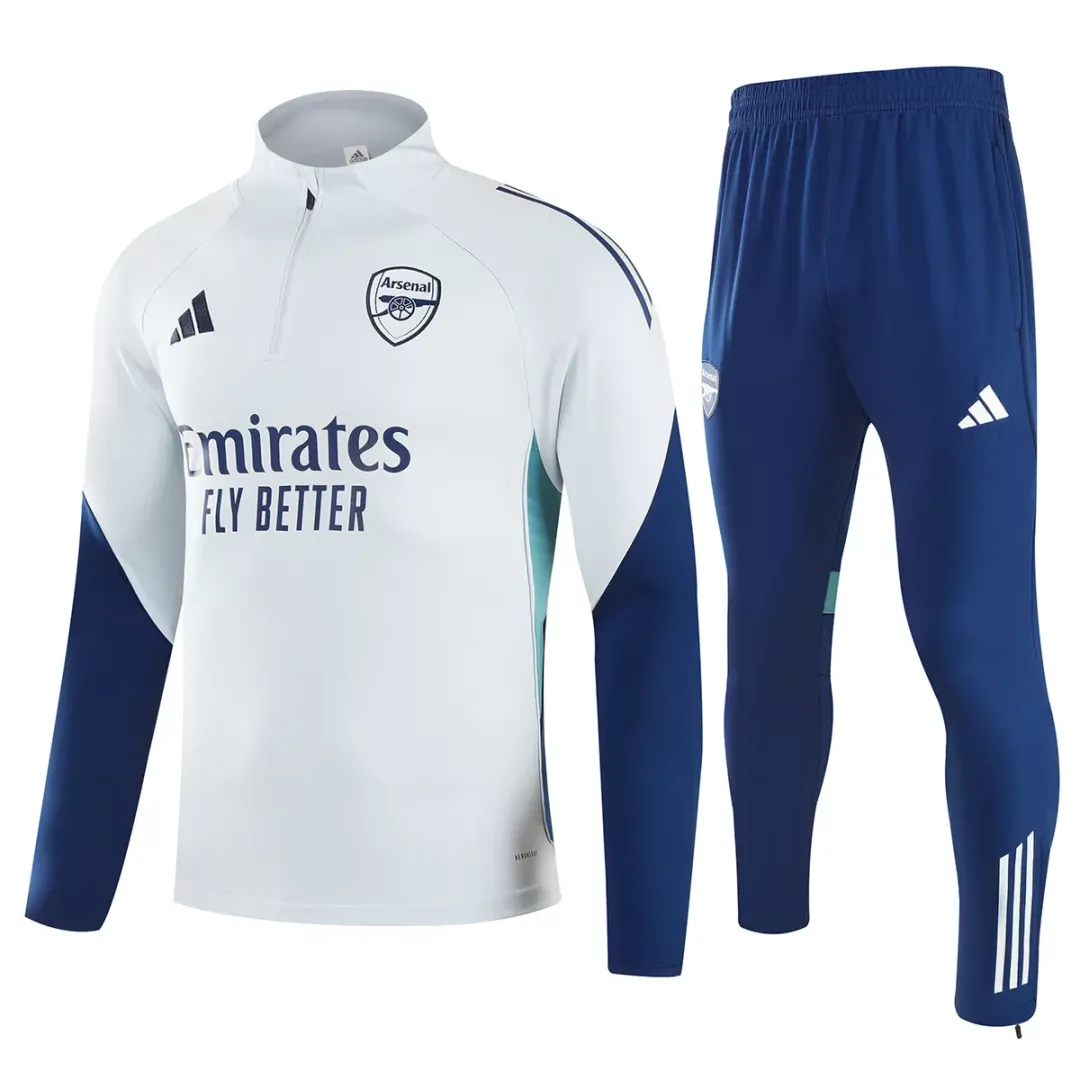 Kid's Arsenal 1/4 Zipper Sweat Kit(Top+Pants) Gray 2025/26