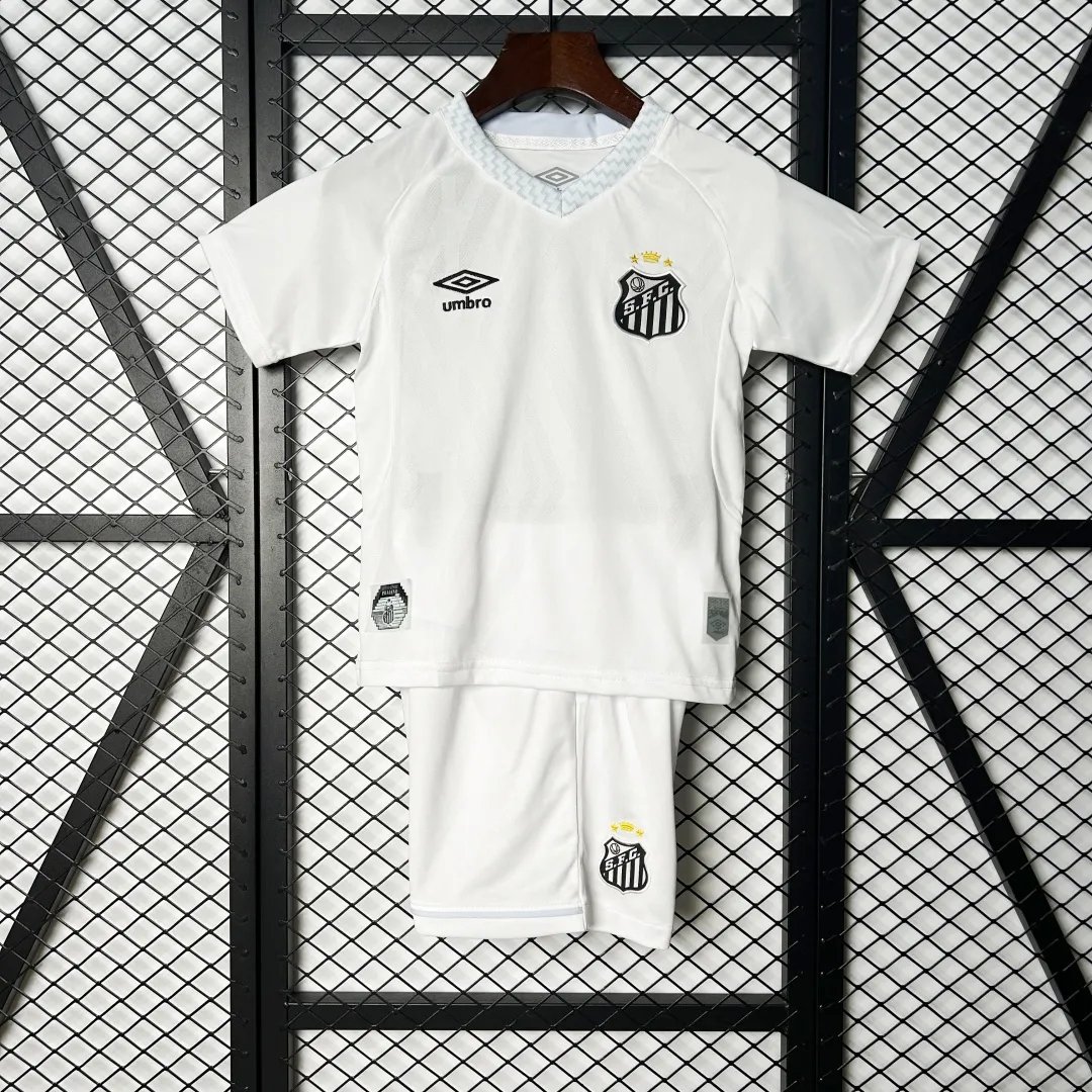 Alternative view of Kid's Santos FC Home Kit 2025