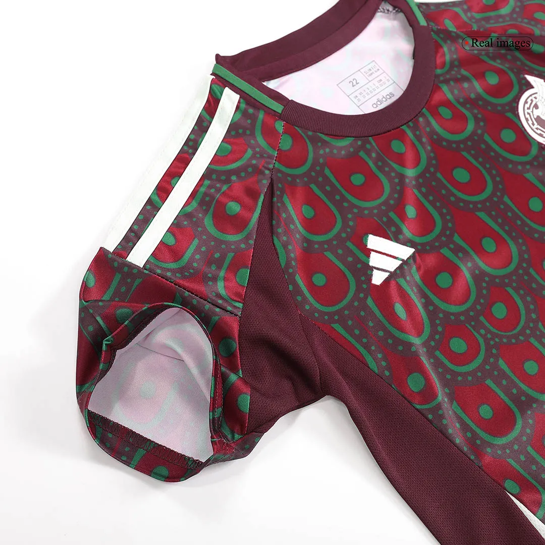 Alternative view of Kid's Mexico Home Jersey+Shorts Copa America 2024