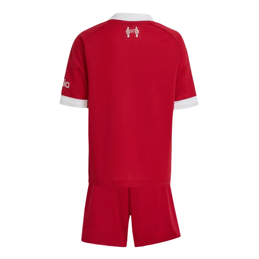 Alternative view of Kid's Liverpool Home Kit 2025/26