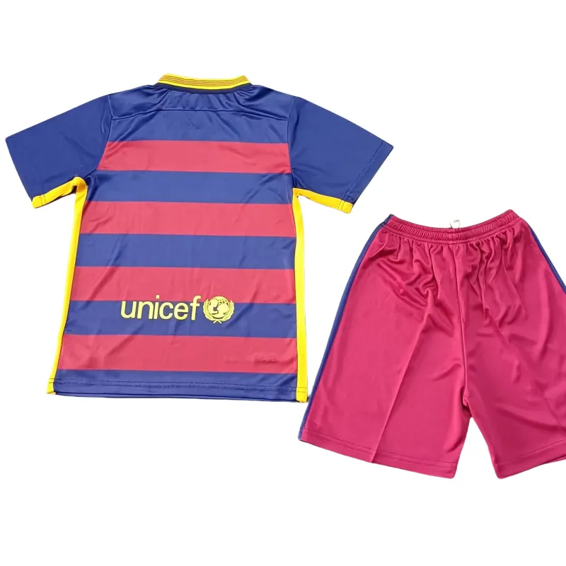 Alternative view of Kid's Retro Barcelona Home Kit 2015/16