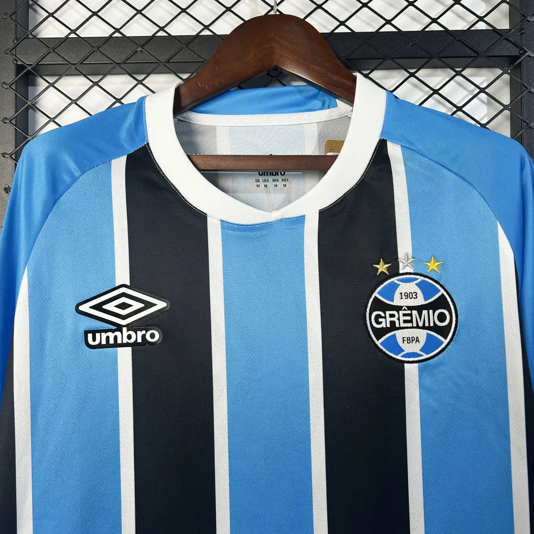Grêmio FBPA Home Long Sleeve Jersey 2025 - Image 3
