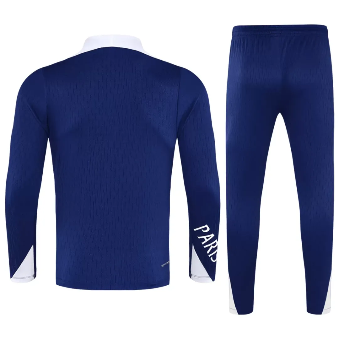 Alternative view of Kid's PSG Paris Saint-Germain Zipper Sweatshirt Kit(Top+Pants) Navy 2025/26