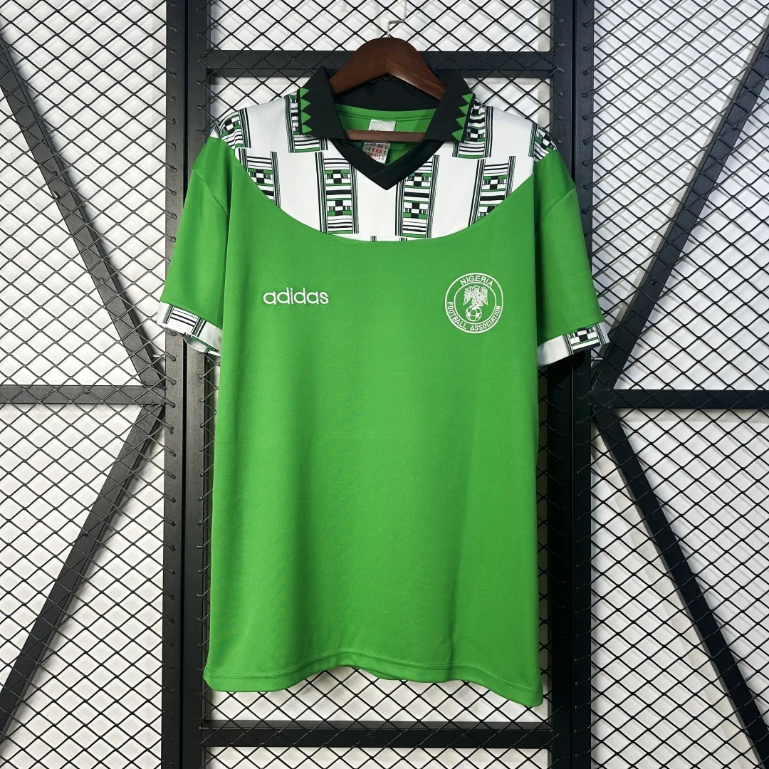 Alternative view of Retro Nigeria Home Jersey 1994