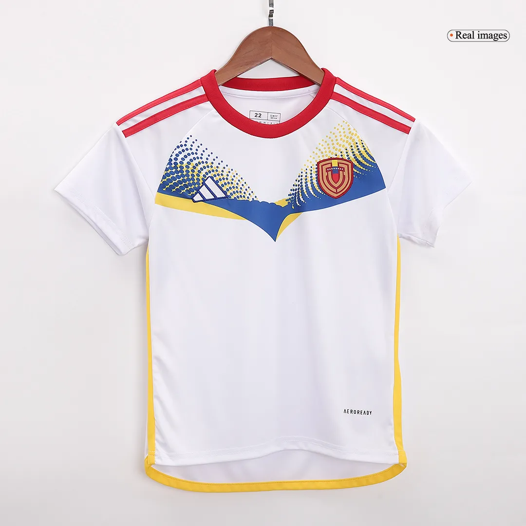 Alternative view of Kid's Venezuela Away Jersey+Shorts Copa America 2024