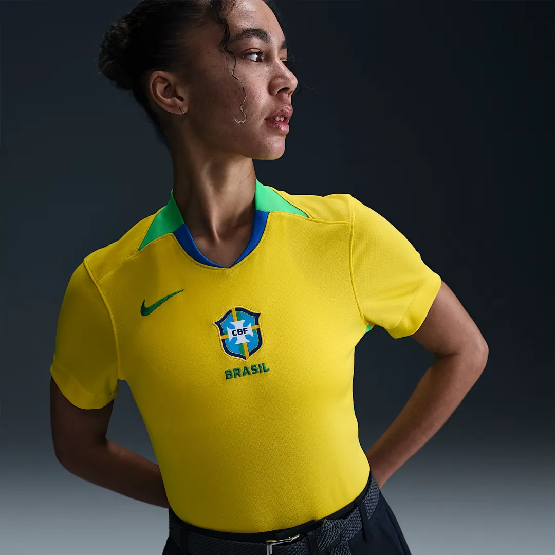 Alternative view of Women's Home Jersey For Brazil Women Team 2025