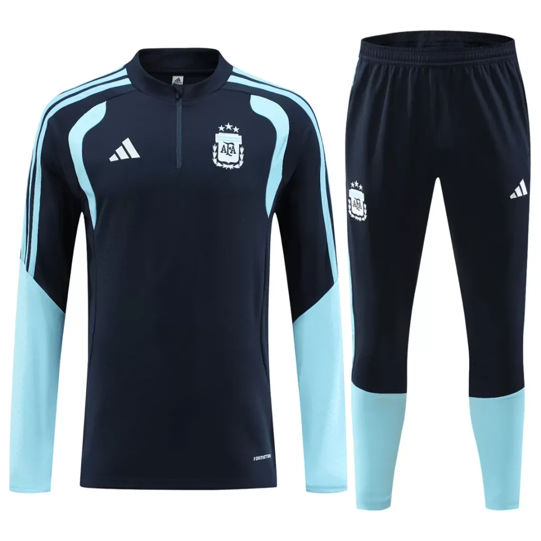Kid's Argentina Zipper Sweatshirt Kit(Top+Pants) Navy 2026