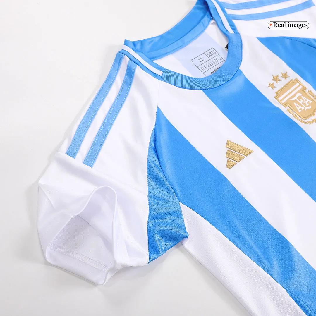 Alternative view of Kid's Argentina Home Jersey+Shorts Copa America 2024