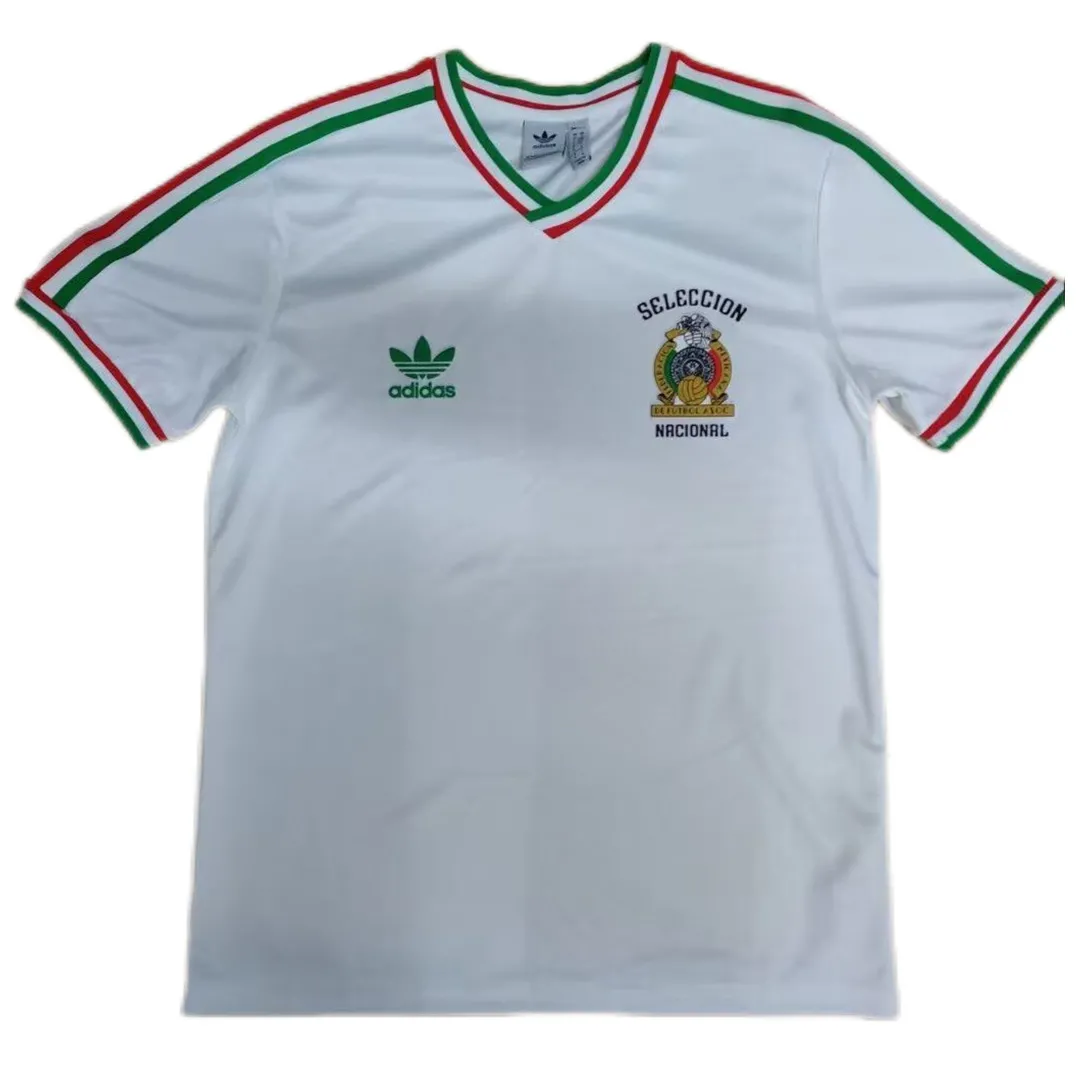 Alternative view of Mexico Remake Jersey White 1985