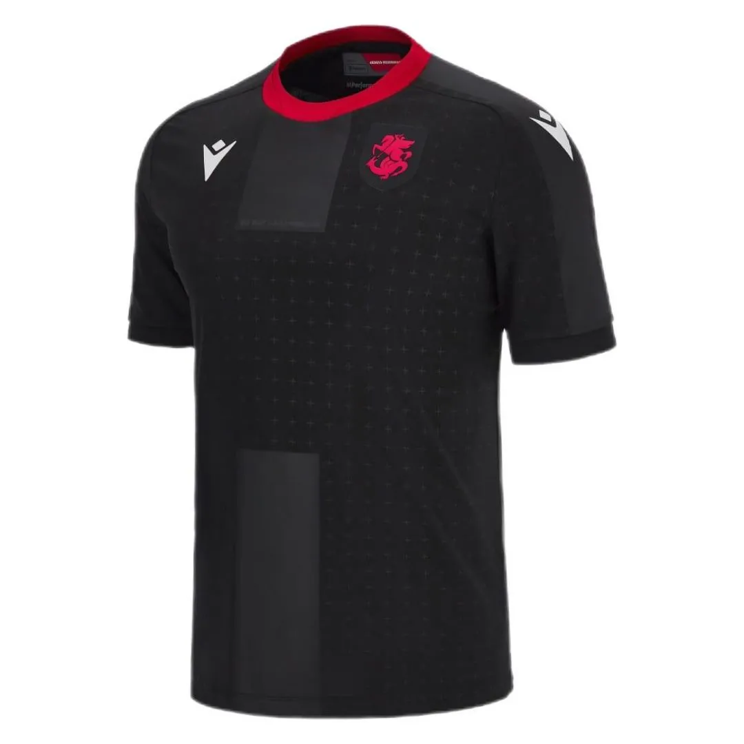 Alternative view of Khvicha Kvaratskhelia #7 Georgia Away Jersey EURO 2024