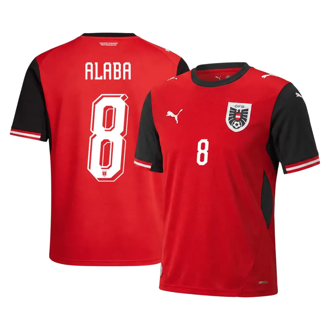ALABA #8 Austria Home Jersey World Cup 2026 - Image 3