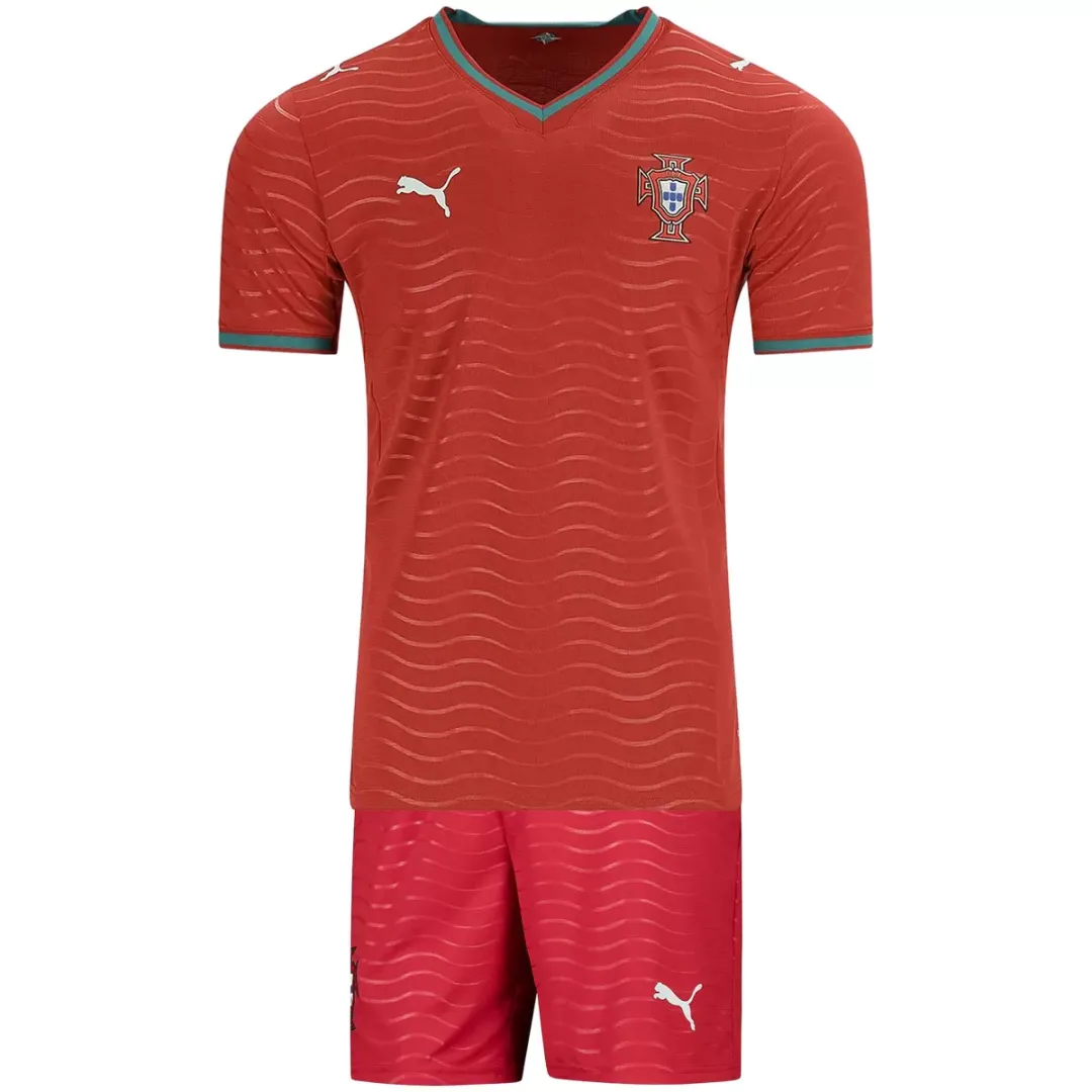 Kid's Portugal Home Kit World Cup 2026