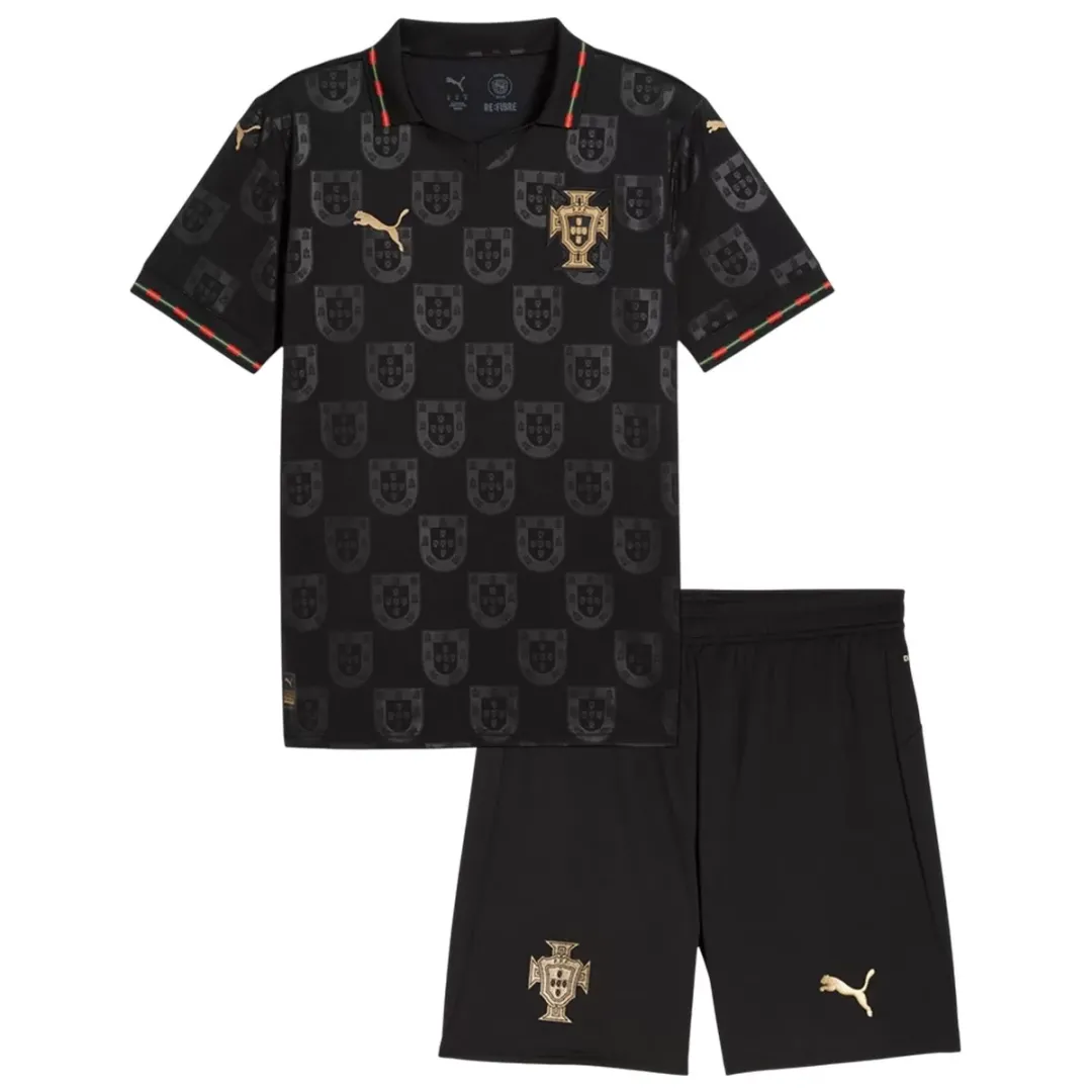 Kid's Portugal 'Black Panther' Special Edition Jersey Kit 2026